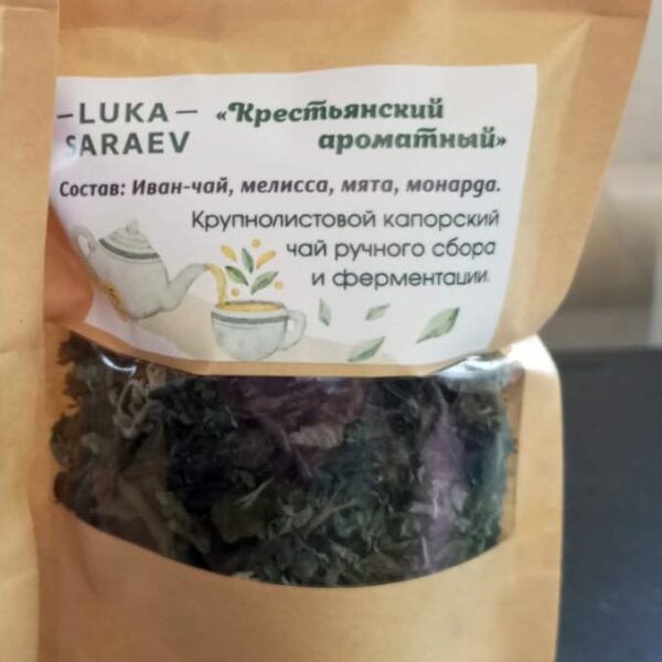Крупнолистовой крестьянский домашний чай ручного сбора и ферментации – заказать и купить в Новосибирске